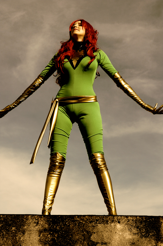 X-Men Dark Phoenix Jean Grey Sexy Cosplay Costume